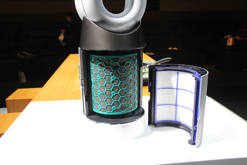 360°グラスHEPAフィルターと活性炭フィルターを搭載