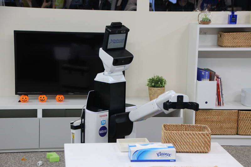 所定の場所に片付けるところまで行なっていた