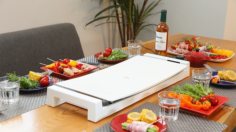 「ROOMMATE ホワイトグリルプレート RM-67A」