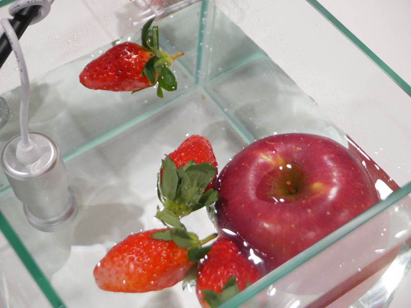 野菜や果物の残留農薬を落とすといった使い方も可能だ