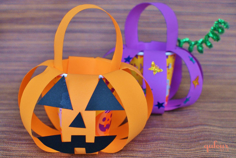 暮らし トリック オア トリートのお菓子はココへ 紙コップのハロウィンバッグ 家電 Watch