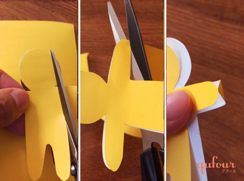 暮らし 折り紙とハサミで切り絵2 ハサミで絵を描く 切って広げてつなげよう 家電 Watch