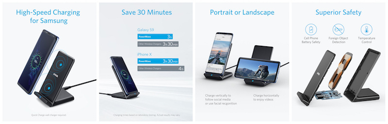 スタンド型の「Anker PowerWave 10 Stand」
