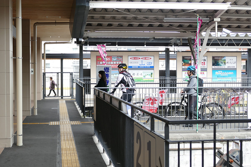 修善寺駅に到着