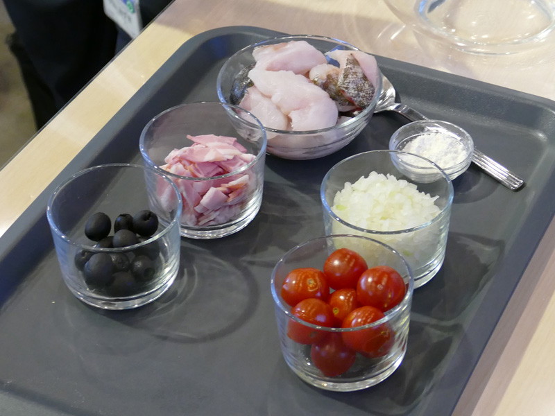 たらのプロバンス風の食材