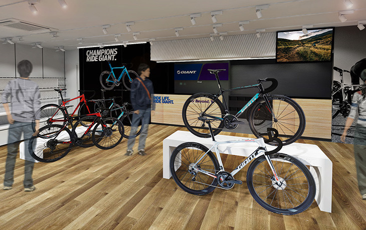 「ジャイアントストア厚木」外観と店内のイメージ。4月10日(水)オープン