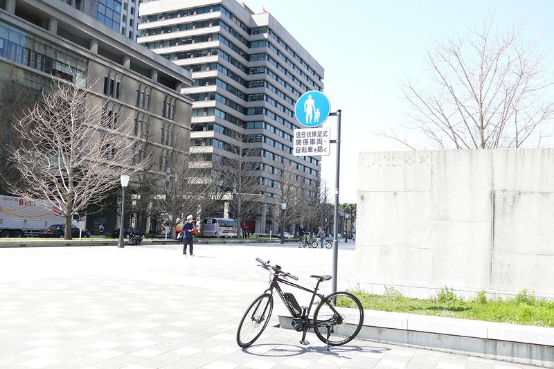 自転車は走行禁止区域もあるので気を付けつつも、意外と入ってOKな場所もあります