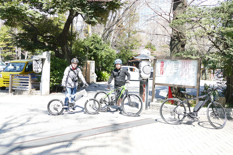 愛宕神社車道の激坂もe-bikeならラクラク上れる