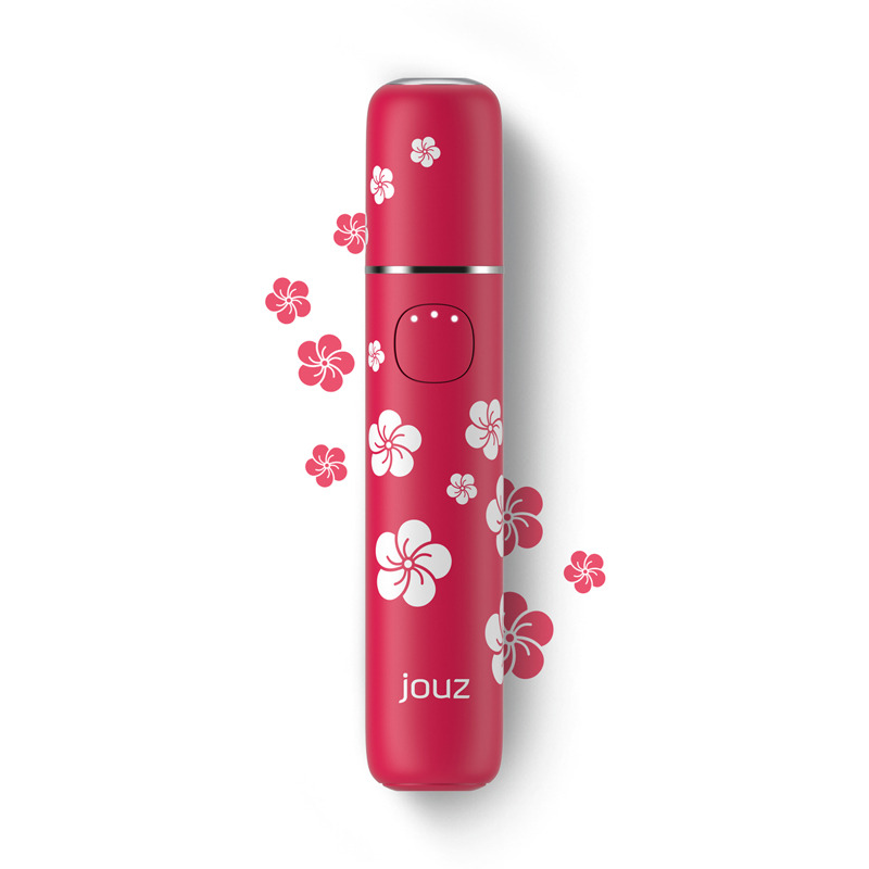 朱赤に梅をあしらった限定モデルの加熱式たばこ「jouz 12 LE～Ume～」
