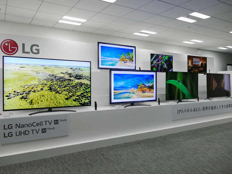 LGエレクトロニクスのIPS液晶テレビ2019年モデル、5シリーズ・10モデル