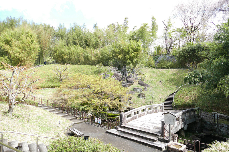 整備された美しい庭園
