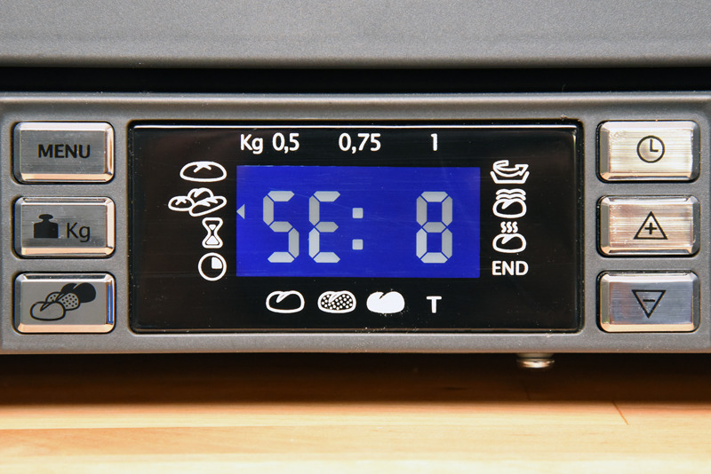 フォカッチャはメニューから「SEE：8」を選択して調理する