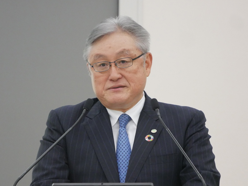 日立製作所 執行役社長兼CEOの東原敏昭氏
