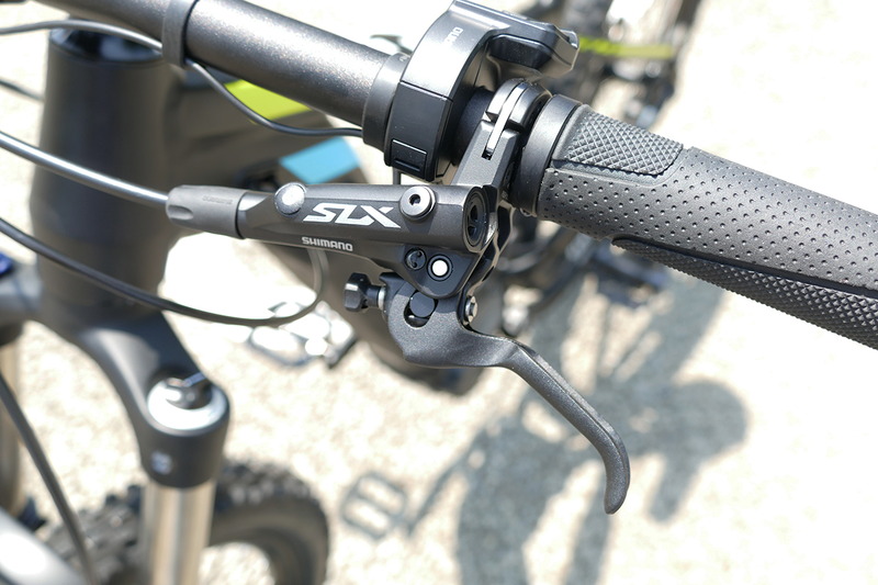 前後ともディスクブレーキ搭載。シマノ SLX Hydraulic