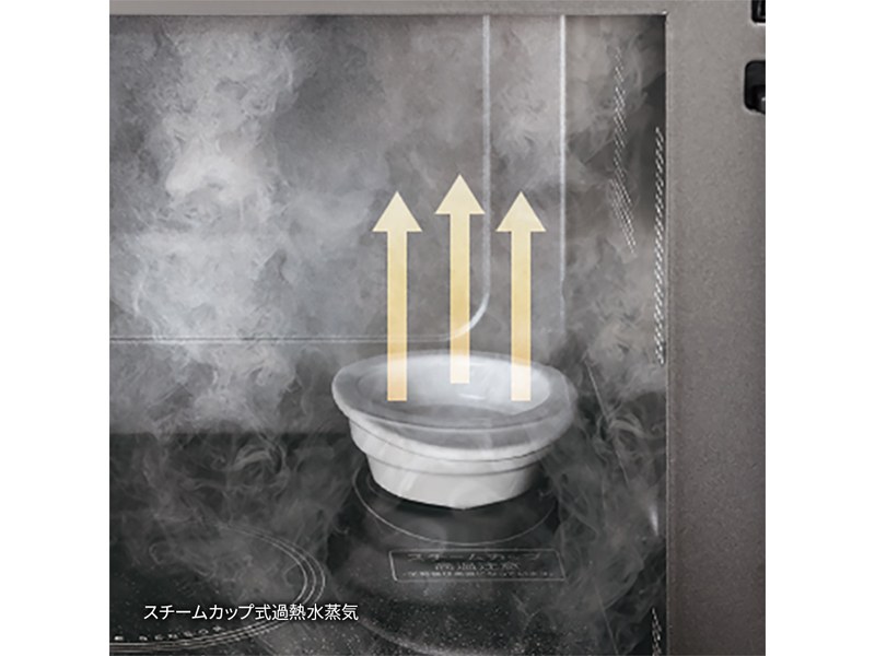 スチームカップ式過熱水蒸気