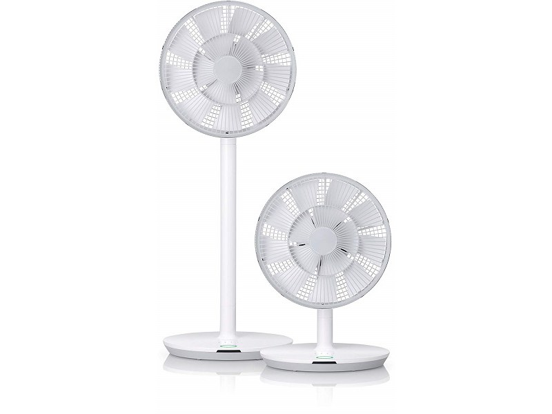 <a href="https://www.amazon.co.jp/dp/B071NCW1V7?tag=impresswatch-10-22 ">バルミューダ「GreenFan LE EGF-1400」</a>。中間ポールを外して卓上利用も可能