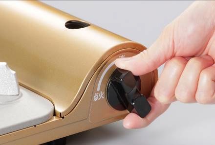 つまみやすく、回しやすいデザイン