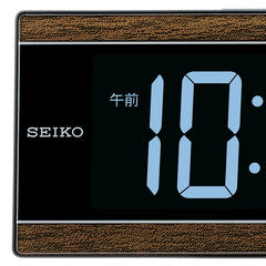 セイコー、70色カラー表示のLEDデジタル時計にギフト向け高級デザイン