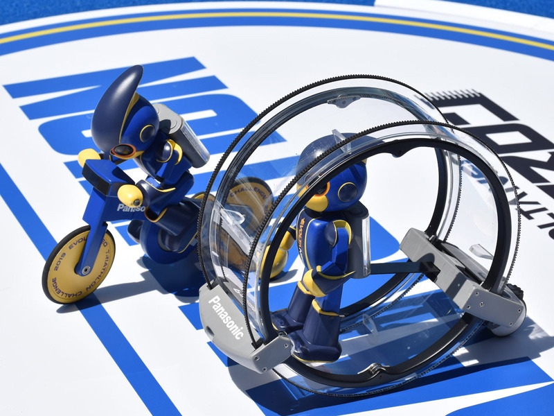 今年のチャレンジは、スイム、バイク、ランの3つの競技でゴールを目指す「エボルタNEOトライアスロン」