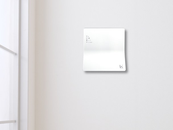 インテリアになじむ薄型・軽量な壁掛けタイプ