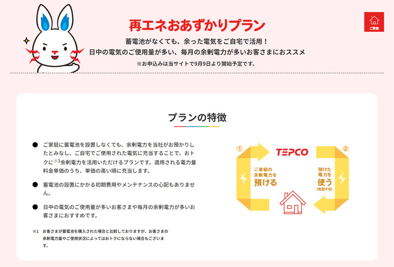 再エネおあずかりプラン