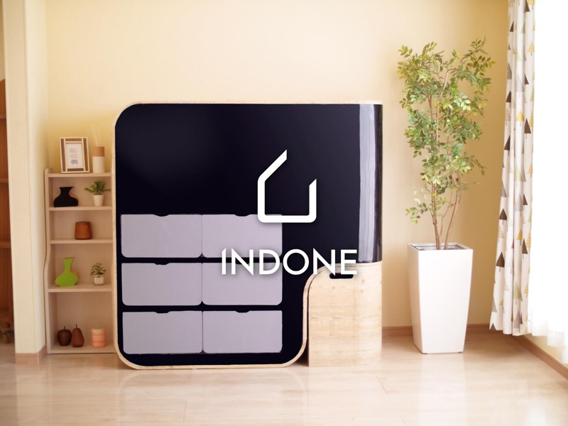 自動で衣類を折り畳んで収納するタンス「INDONE(インダン)」