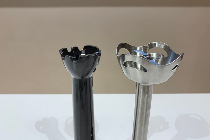 シャフトを小さくしただけでなく、刃の形状も工夫されている