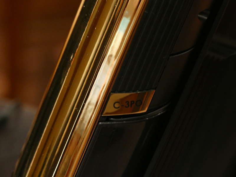 C-3POモデルは金属の光沢感が特徴