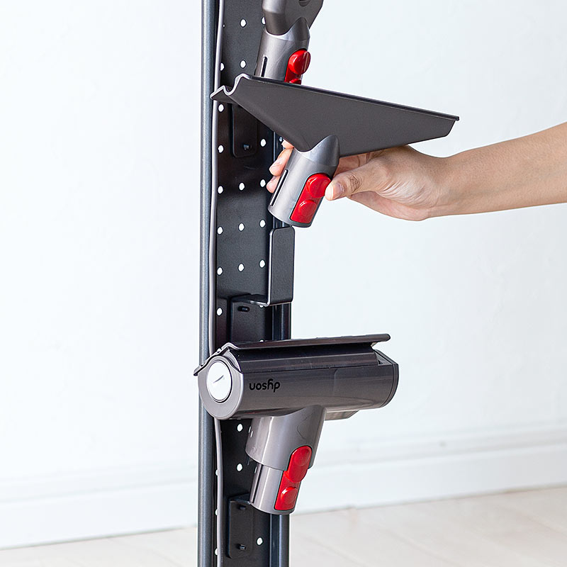 アタッチメントも収納できる