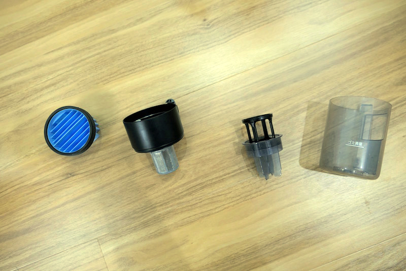 ダストカップは水洗いが可能