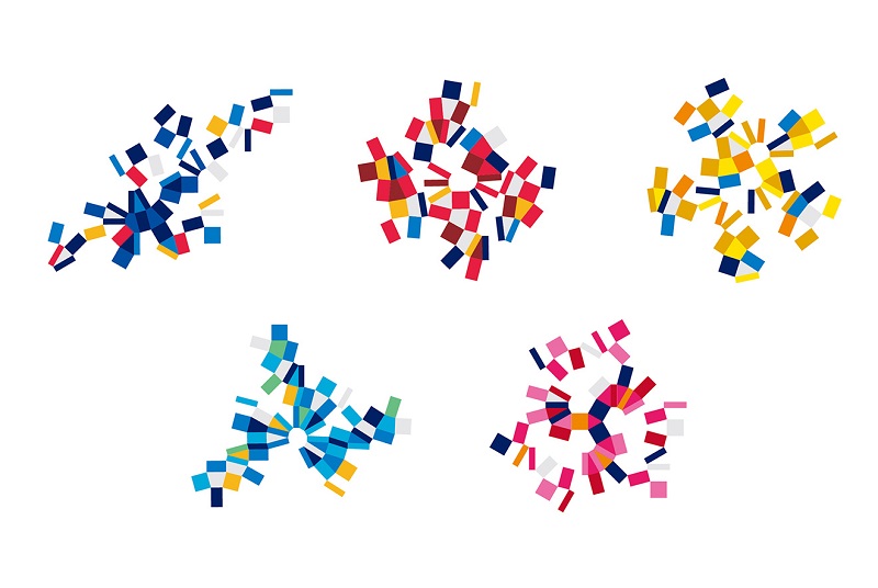 東京オリンピック・パラリンピック公式グラフィック「Go For 2020! グラフィックス～HANABI～」