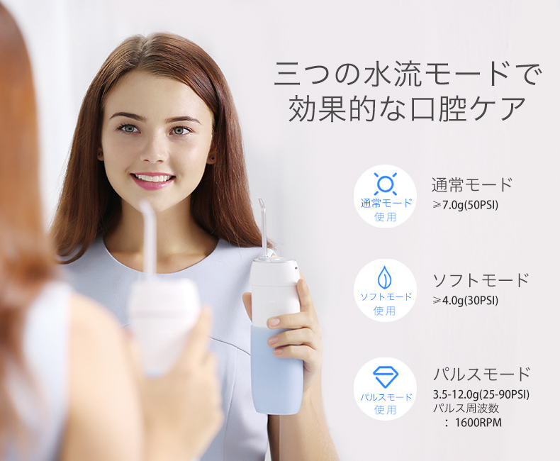 3つのモードを搭載