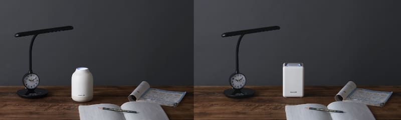 卓上にも置きやすいコンパクトサイズ