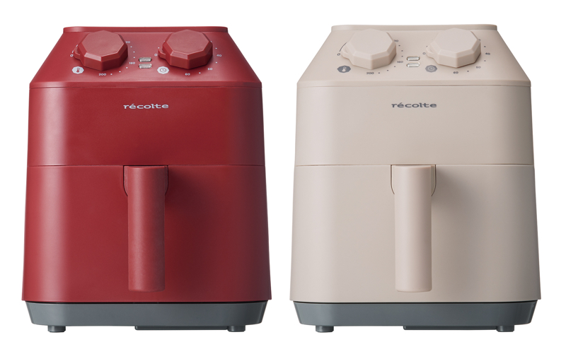 本体カラーはレッドとクリームホワイト