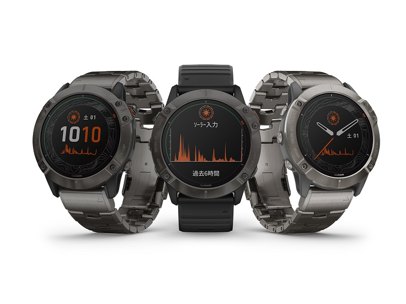 「fenix6X Pro Dual Power」シリーズ