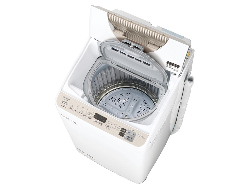 洗濯槽は内槽の穴がない「穴なし槽」を採用