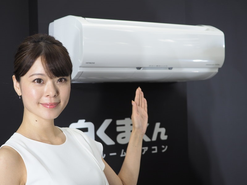 日立のルームエアコン「白くまくん」