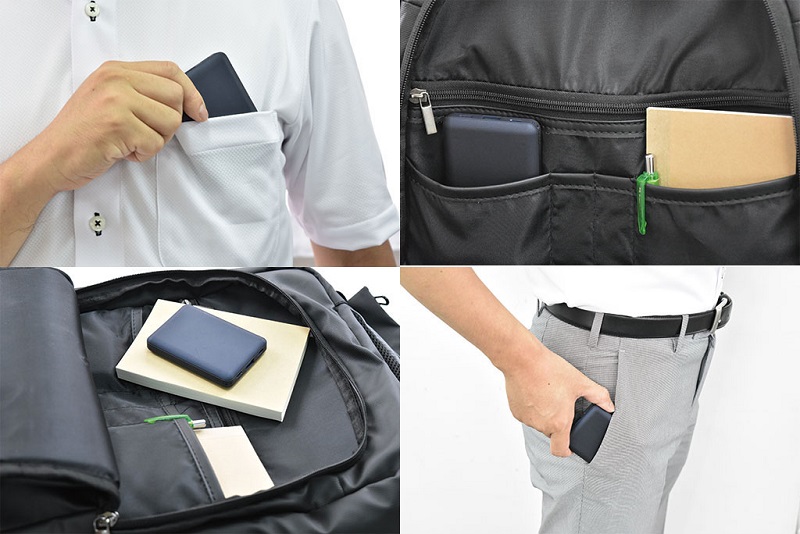 小型で軽量のため、持ち運びしやすい