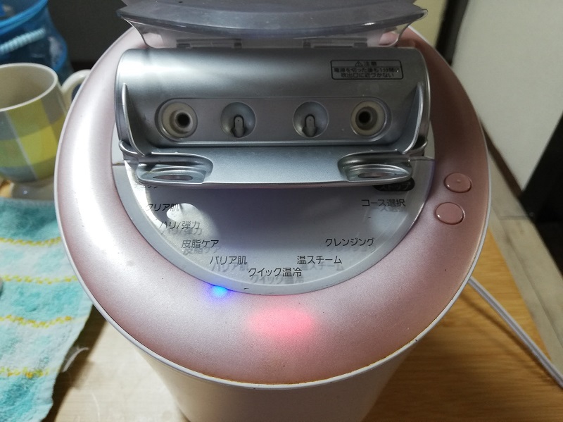 色々コースがありますが、冬は温スチームが長く出るコースを使っています