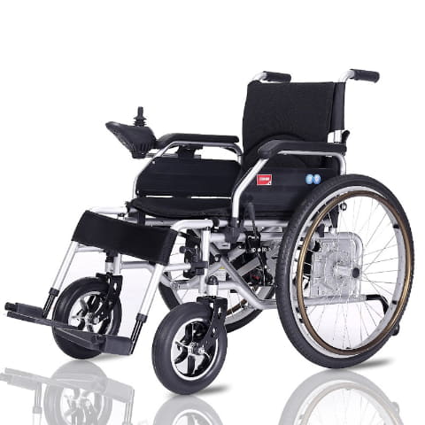 14万円から購入できるリチウム電池仕様のジョイスティック型電動車いす