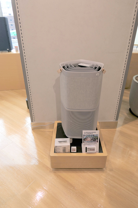 エレクトロラックスの空気清浄機も初めて扱う