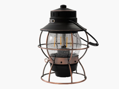 エイアンドエフ、レトロで懐かしさが漂うランタン「レイルロード