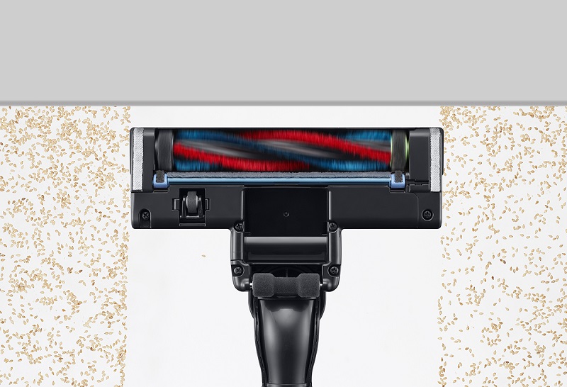 ヘッドを押すときも引くときもゴミをしっかり吸引でき、取り残しを減らせるという