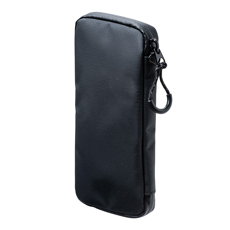 防滴仕様のサイクルポーチ「800-BYCP001」