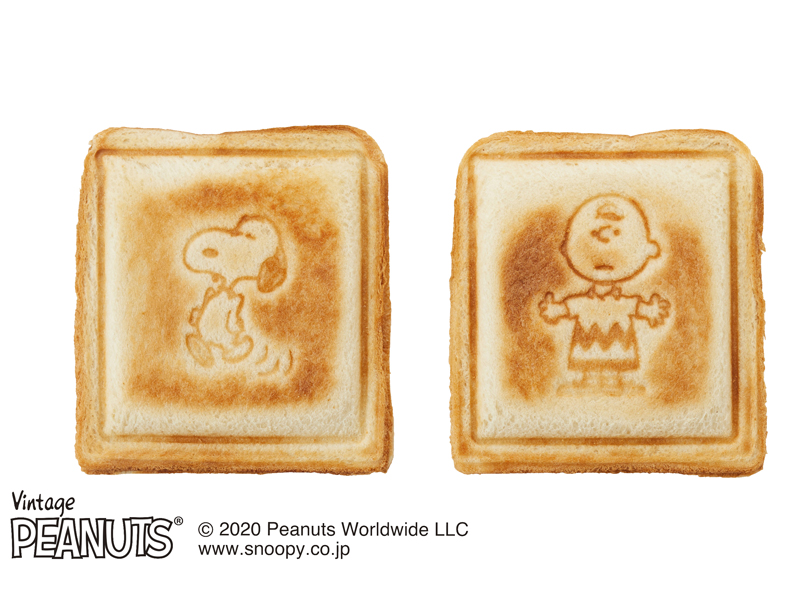 スヌーピーたちの焼き目が楽しめる