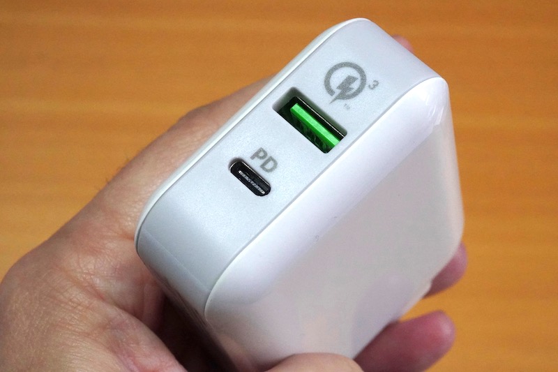 PD対応の「cheero Smart USB Charger 48W」。ポートはAとCの両方欲しいよね