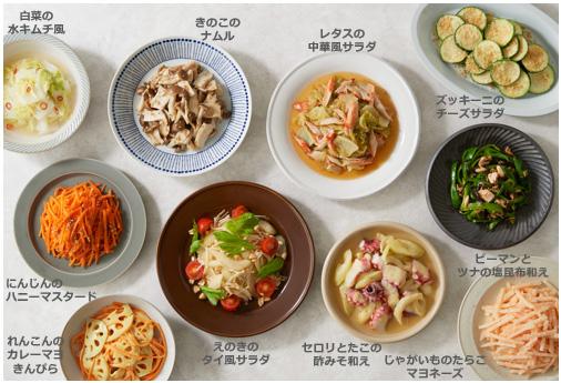 「ワンボウル調理」には、野菜を分量フリーで調理する「やみつき野菜」を新搭載