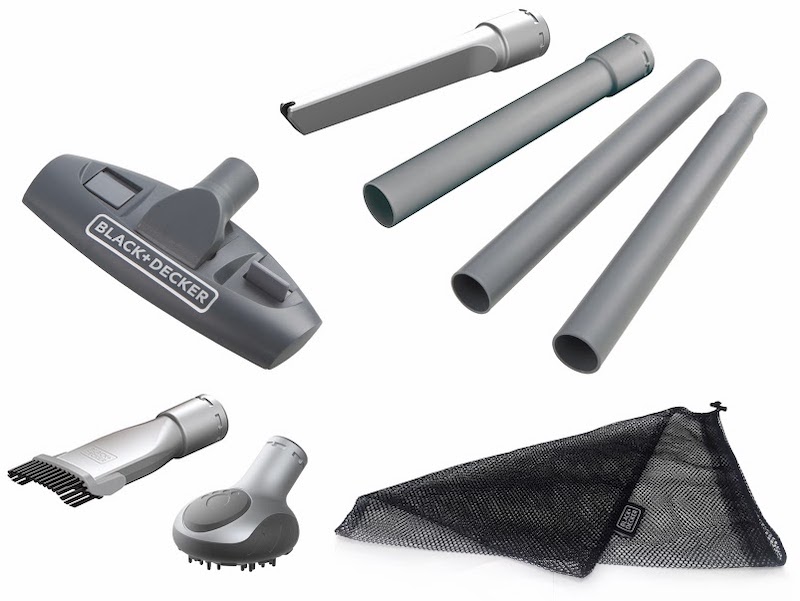 コンビネーションノズルや先端隙間ノズルも付属