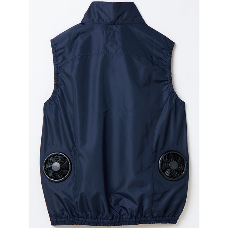 背中部分の2カ所にファンを配置