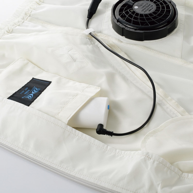 モバイルバッテリーで駆動させる